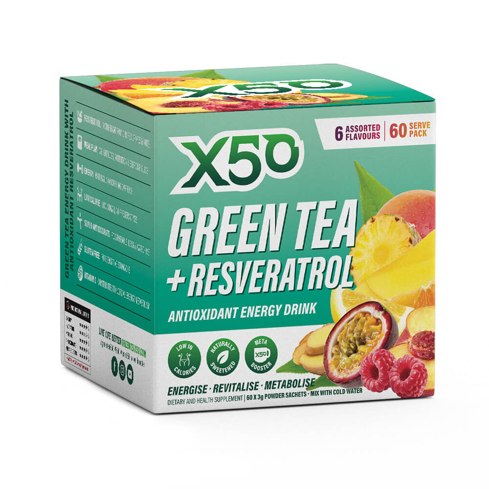 Green Tea X50 Assorted 60 Sachets